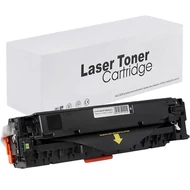 HP CC530A fekete utángyártott festékkazetta, PRÉMIUM toner