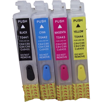 Epson T0441-T0444 ARC tölthető patronok (C64)