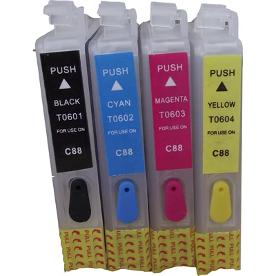 Epson T0601-T0604 ARC tölthető patronok (C88)