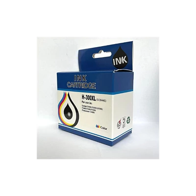 HP CC644EE (300XLC) "PRÉMIUM" utángyártott tintapatron, színes
