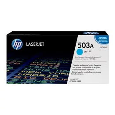 HP Q7581A eredeti toner cyan 503A