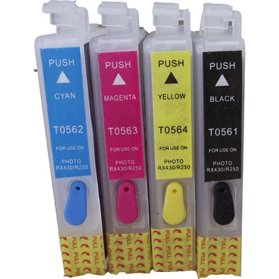 Epson T0561-T0564 ARC tölthető patronok (R250)