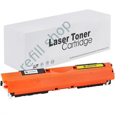HP CE312A Yellow utángyártott festékkazetta, PRÉMIUM toner