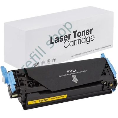 HP Q6002A Yellow utángyártott festékkazetta, PRÉMIUM toner