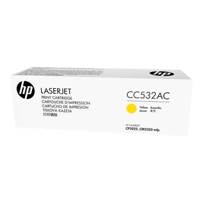 HP CC532A eredeti sárga (yellow) festékkazetta, Ingyenes kiszállítás!