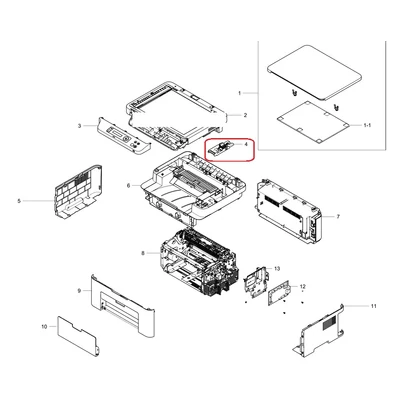 Frame-Scanner Hinge JC93-00529C Samsung SL-M2070