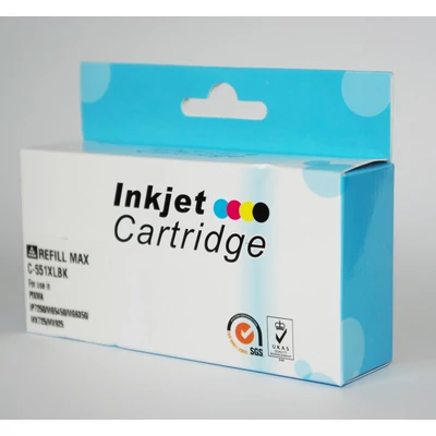 Canon CLI-551PB fekete (black) chipes utángyártott tintapatron