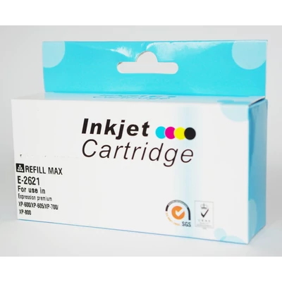Epson 26XL T2621 fekete (black) utángyártott tintapatron