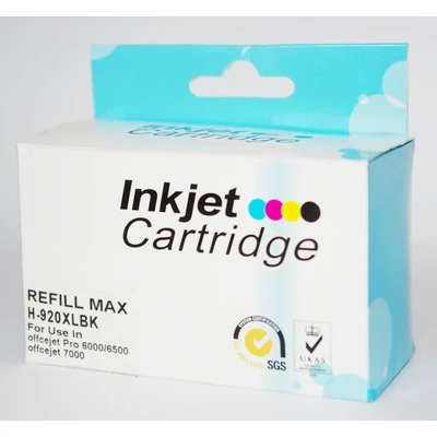 HP CD975AE 920XL fekete, chipes utángyártott tintapatron