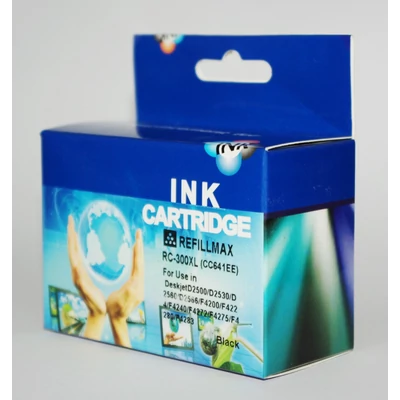 HP CC641EE (300XL) fekete (black) utángyártott tintapatron