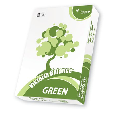 Másolópapír, újrahasznosított, A4, 80g, VICTORIA "Balance Green" LBG480