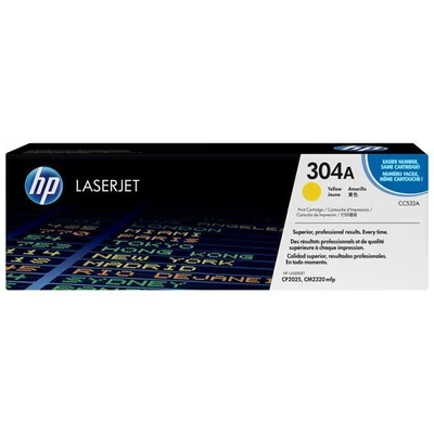 HP CC532A eredeti sárga (yellow) festékkazetta Ingyenes kiszállítás!