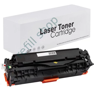 HP CE412A Yellow utángyártott festékkazetta, PRÉMIUM toner