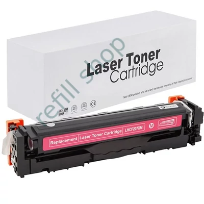 HP W2213X, 207X utángyártott festékkazetta, magenta, CHIP NÉLKÜL PRÉMIUM toner