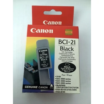 Canon BCI-21 eredeti fekete tintapatron